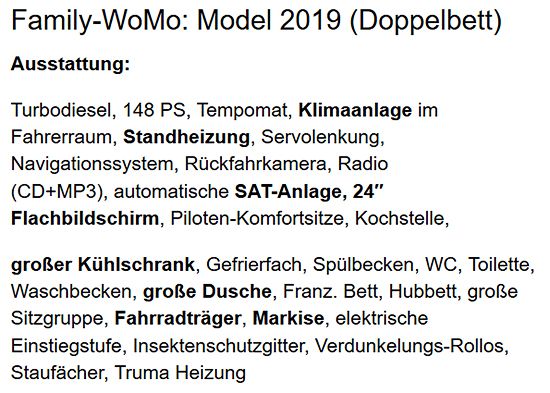 Wohnmobil Zubehör